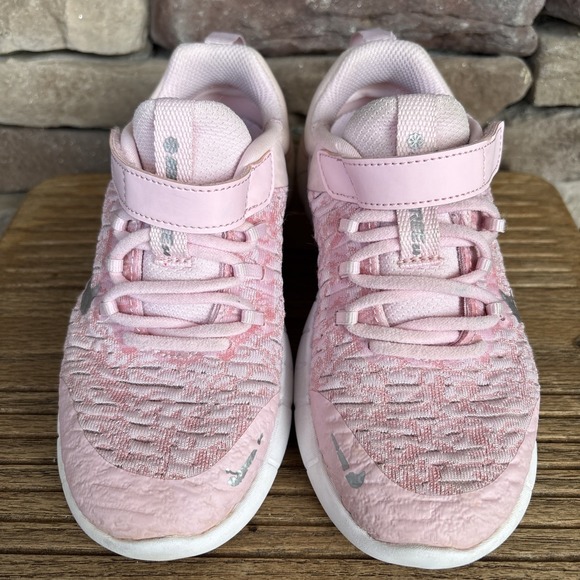 Nike Other - Girl's Nike Free RN 2021 'Pink Foam' CZ3996 610 Sz 1 Youth